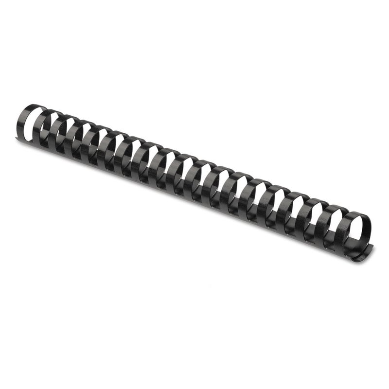 Fellowes 52367 Plastic Comb Bindings, 3/4" Diameter, 150 Sheet Capacity, Black (Pack of 100 Combs) - Image 1